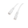 Patchcord Lanberg UTP kat.6 0,5m LSZH CU fluke passed biały