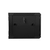 Szafa instalacyjna Rack wisząca 19" 6U 600x450 czarna Lanberg (flat pack)