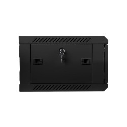 Szafa instalacyjna Rack wisząca 19" 4U 600x450 czarna Lanberg (flat pack)