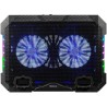 Podstawka chłodząca Defender NS-502 laptop notebook 15.6-17.3" 2xUSB 2 fans podświetlenie RGB + uchwyt smartfon
