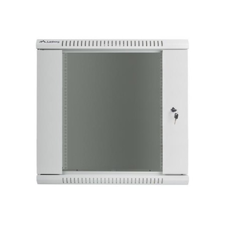 Szafa instalacyjna Rack wisząca 19" 12U 600x450 szara Lanberg (flat pack)