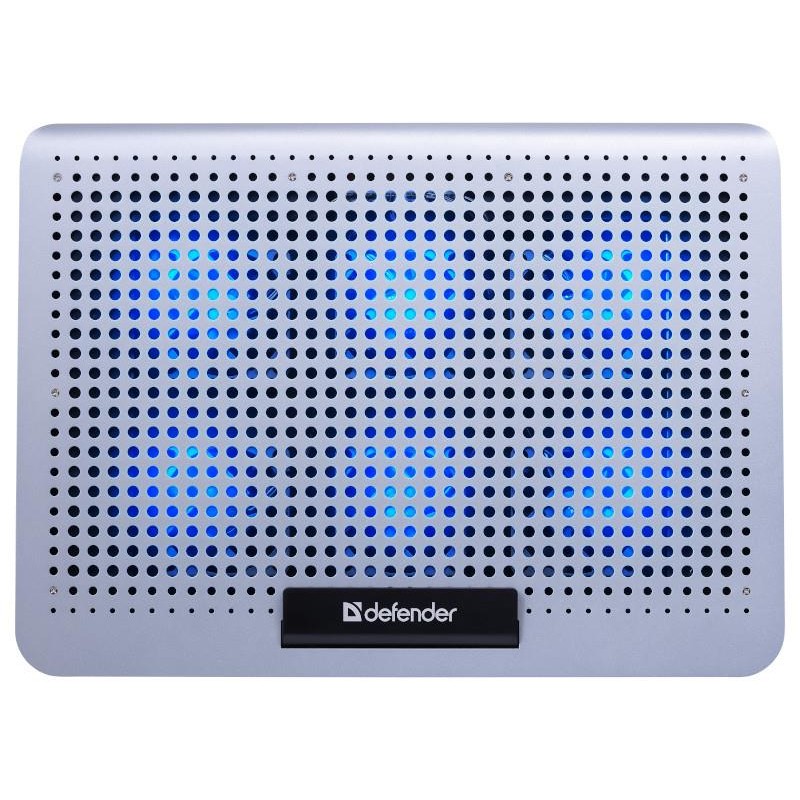 Podstawka chłodząca Defender NS-520 laptop notebook 15,6" 2xUSB 6 wentylatorów podświetlenie metalowa