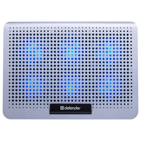 Podstawka chłodząca Defender NS-520 laptop notebook 15,6" 2xUSB 6 wentylatorów podświetlenie metalowa