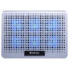 Podstawka chłodząca Defender NS-520 laptop notebook 15,6" 2xUSB 6 wentylatorów podświetlenie metalowa
