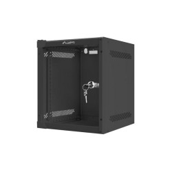 Szafa instalacyjna Rack wisząca 10" 6U 280x310mm czarna Lanberg (flat pack)