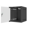Szafa instalacyjna Rack wisząca 10" 6U 280x310mm czarna Lanberg (flat pack)