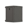 Szafa instalacyjna Rack Lanberg Wisząca 10" 6U 300x300 Drzwi przeszklone (flat pack) Czarna