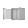 Szafa instalacyjna Rack wisząca 19" 12U 600x450 szara drzwi perforowane Lanberg (flat pack)