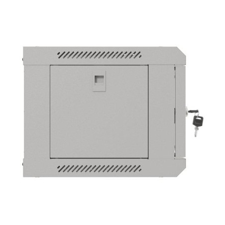 Szafa instalacyjna Rack wisząca 19" 4U 540x350 szara Drzwi przeszklone Lanberg (flat pack)