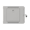 Szafa instalacyjna Rack wisząca 19" 4U 540x350 szara Drzwi przeszklone Lanberg (flat pack)
