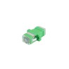 Adapter światłowodowy Lanberg SM SC/APC simplex zaślepka przezroczysta 25szt