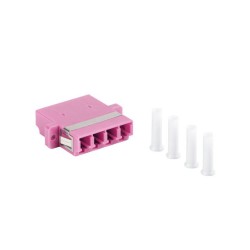 Adapter światłowodowy Lanberg MM LC/UPC QUAD OM4
