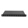 Przełącznica światłowodowa Lanberg 12xSC Duplex / 12xLC Quad Rack 19" 1U Czarna + akcesoria