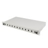 Przełącznica światłowodowa Lanberg 12xSC simplex / 12xLC duplex Rack 19" 1U szara+ akcesoria