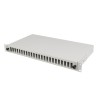 Przełącznica światłowodowa Lanberg 24xSC Duplex / 24xLC Quad RACK 19" 1U Szara + akcesoria