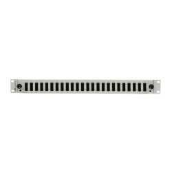 Przełącznica światłowodowa Lanberg 24xSC Duplex / 24xLC Quad RACK 19" 1U Szara + akcesoria