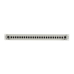 Przełącznica światłowodowa Lanberg 24xSC Simplex / 24xLC Duplex RACK 19" 1U Szara + akcesoria