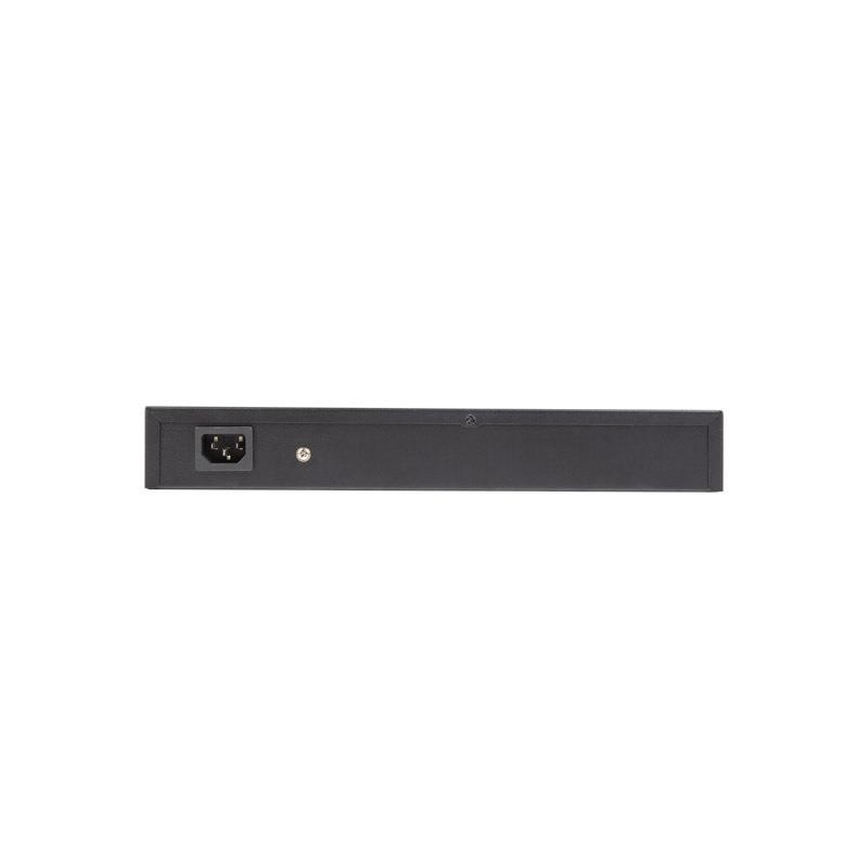 Switch niezarządzalny Lanberg 16x 100Mb PoE+/2x Combo Rack 19" Gigabit Ethernet 150W