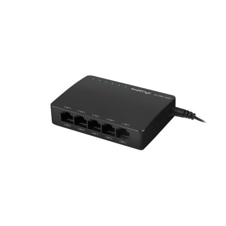 Switch niezarządzalny Lanberg DSP2-1005-12V 5-Port 1000Mb/s Desktop 12V