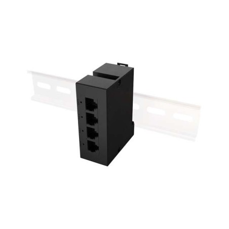 Switch niezarządzalny Lanberg 1xIN 3xOUT 100Mb PoE Extender Fast Ethernet DIN Rail 30W