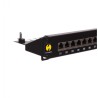 Patch panel 19" Netrack 24-porty kat. 6A FTP wyposażony