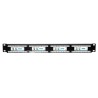 Patch panel 19'' Netrack 24-porty kat. 6 UTP, z półką