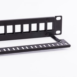 Patch panel keystone 19" 24-porty, UTP Netrack