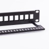 Patch panel keystone 19" 24-porty, UTP Netrack