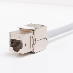 Moduł keystone Jack RJ45 kat. 5e FTP, beznarzędziowy Netrack