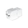 Moduł keystone Jack RJ45 kat. 5e UTP, beznarzędziowy Netrack, biały