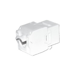 Moduł keystone Jack RJ45 kat. 6A UTP, beznarzędziowy, biały Netrack