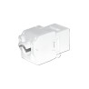 Moduł keystone Jack RJ45 kat. 6A UTP, beznarzędziowy, biały Netrack