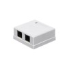 Gniazdo natynkowe kompletne 2xRJ45 8p8c UTP Cat6 LSA Netrack