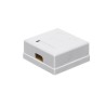 Gniazdo natynkowe kompletne 2xRJ45 8p8c UTP Cat6 LSA Netrack