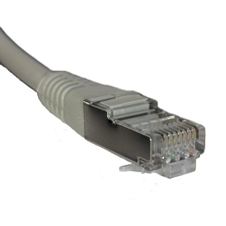 Patchcord RJ45, kat. 6 FTP F/UTP, 3m, Netrack, szary