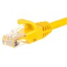Patchcord RJ45, Netrack osłonka zalewana, kat. 5e UTP, 2m żółty