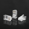 Wtyk QOLTEC złącze modularne RJ45 | CAT6 | UTP | Pozłacane styki | 10 sztuk