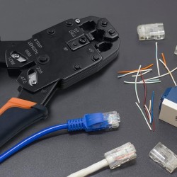 Wtyk QOLTEC złącze modularne RJ45 | CAT6 | UTP | Pozłacane styki | 10 sztuk