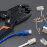 Wtyk QOLTEC złącze modularne RJ45 | CAT6 | UTP | Pozłacane styki | 10 sztuk