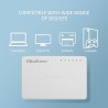 Switch niezarządzalny Qoltec przełącznik sieciowy 5 x port RJ45 | 100Mbps | Fast Ethernet | LAN
