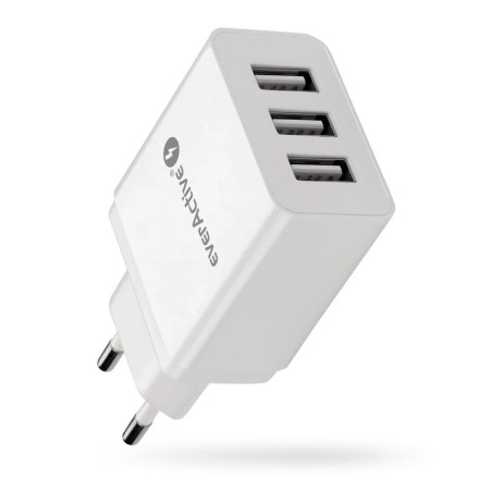 Ładowarka sieciowa everActive SC-300 3xUSB 3,4A