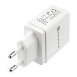 Ładowarka sieciowa everActive SC-300 3xUSB 3,4A