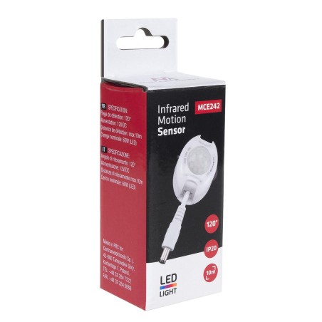 Czujnik ruchu na podczerwień Maclean MCE242 LED 12v max 60W do taśm ledowych