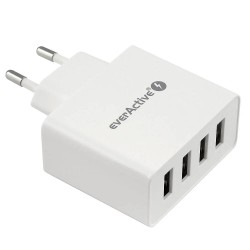 Ładowarka sieciowa everActive SC-400 4xUSB 5A