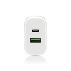 Ładowarka sieciowa everActive SC-370Q z gniazdem USB QC3.0 oraz USB-C PD PPS 25W