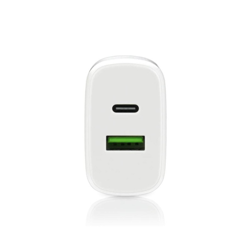 Ładowarka sieciowa everActive SC-370Q z gniazdem USB QC3.0 oraz USB-C PD PPS 25W