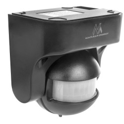 Czujnik ruchu PIR Maclean, na podczerwień MCE358 G, IP44, szary, zasięg 12m, max. obciążenie 800/1200W