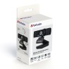 Kamera internetowa Verbatim AWC-03 4K UHD USB 2.0 z podwójnym mikrofonem czarna
