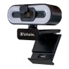 Kamera internetowa Verbatim AWC-02 1080p FHD USB 2.0 z mikrofonem i podświetleniem LED czarna