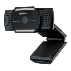 Kamera internetowa Verbatim AWC-01 1080p FHD USB 2.0 z mikrofonem czarna